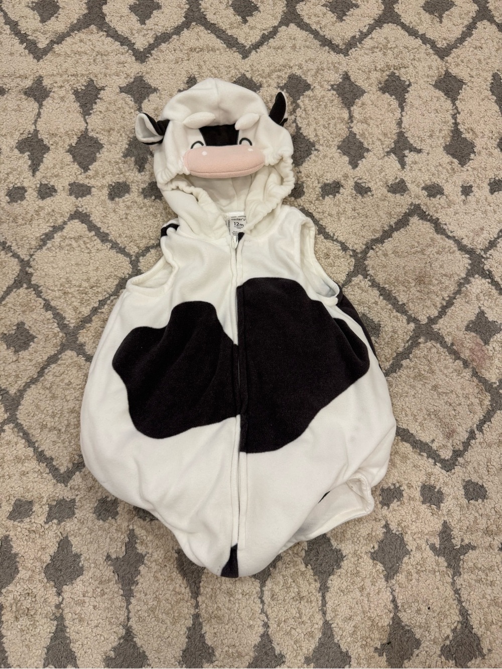 Carter's Baby Cow Costume Size 12 months